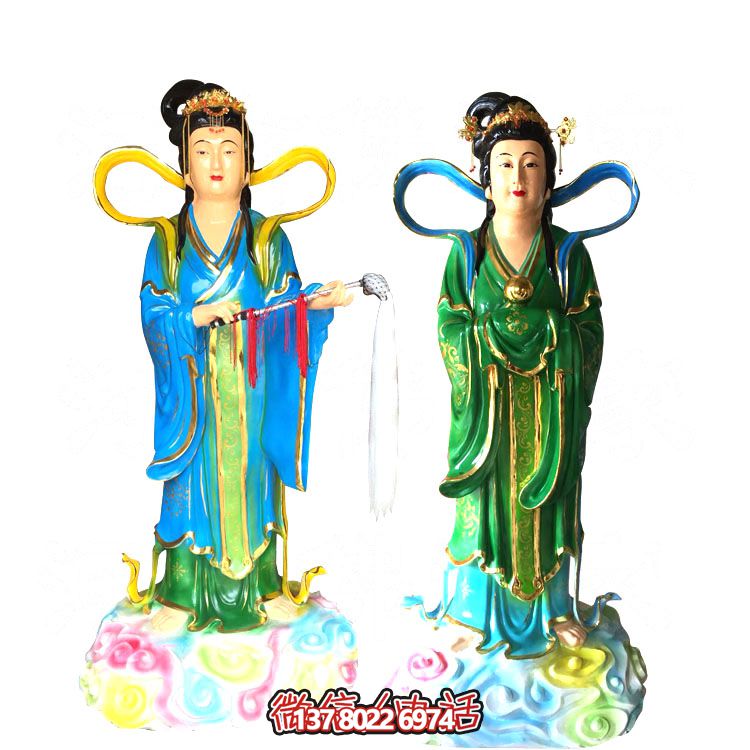 七仙女玻璃鋼雕塑，打造完美園林