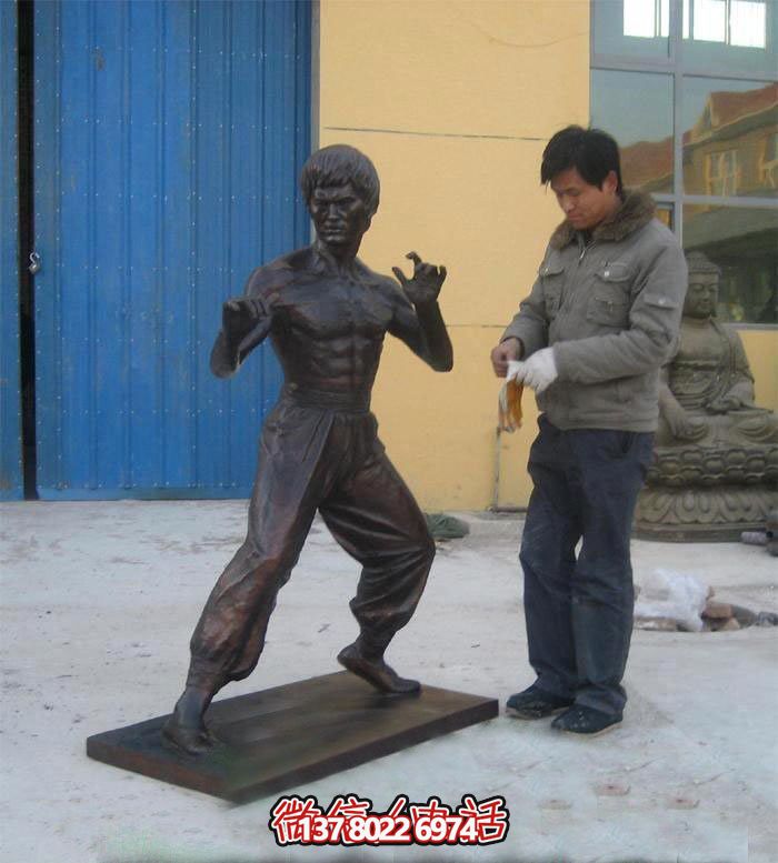 李小龍銅雕之星影視城 李小龍銅雕之星影視城