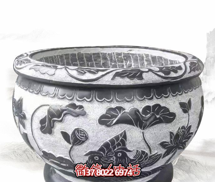 傾情精雕，高端戶外景觀缸雕塑