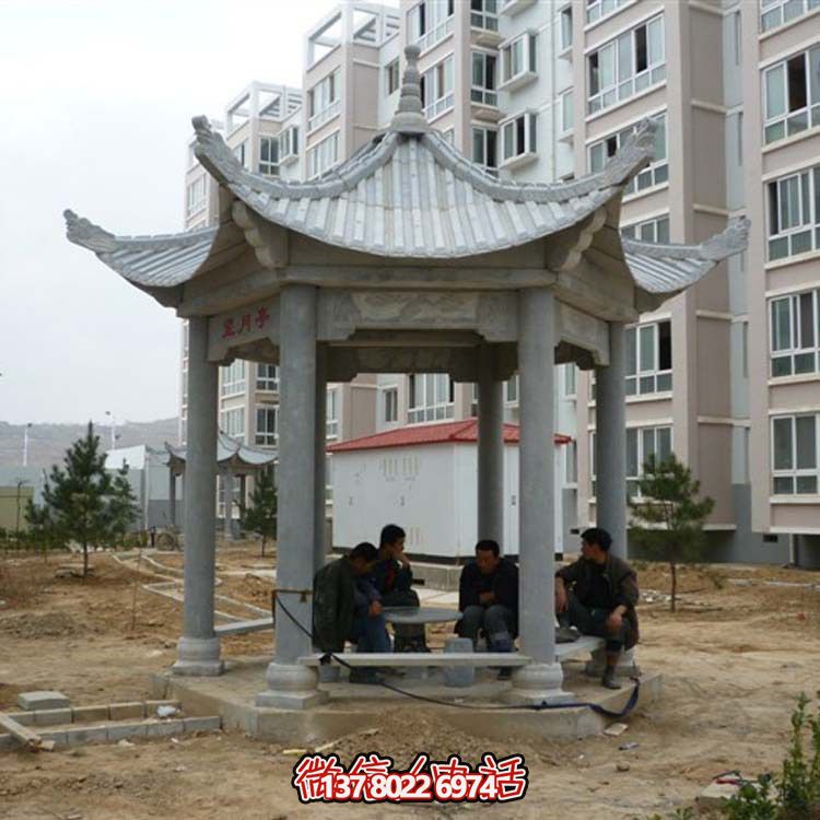 古典風(fēng)情涼亭，點(diǎn)綴小區(qū)廣場，讓您休閑身心