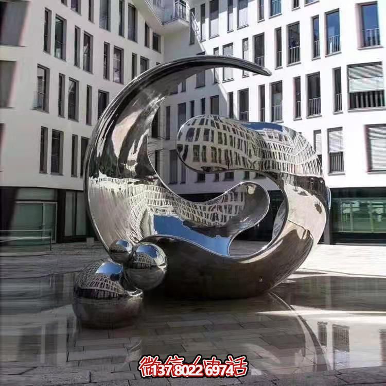 高品質不銹鋼大型雕塑，精美戶外園林景觀