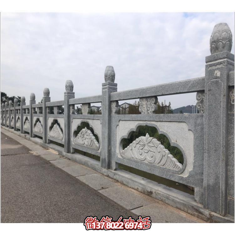 精致青石石雕欄桿，打造美麗公園景區