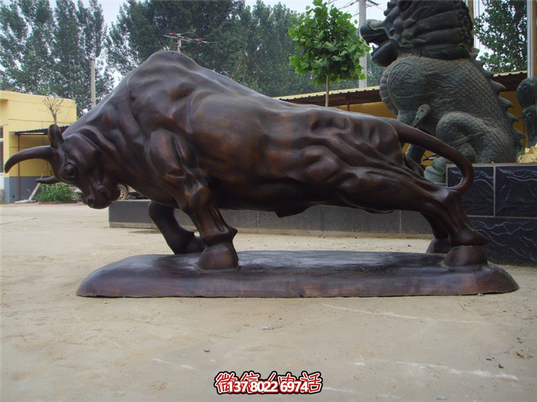鑄銅牛斗牛雕塑 鑄銅牛斗牛雕塑