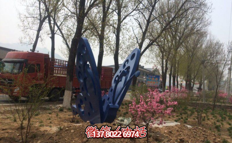 草坪不銹鋼創(chuàng)意蝴蝶雕塑 草坪不銹鋼創(chuàng)意蝴蝶雕塑