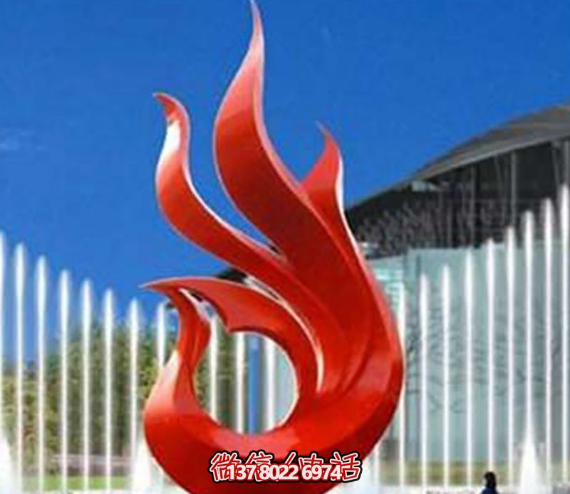 景區噴漆裝飾擺件不銹鋼紅色噴漆海浪浪花雕塑 景區噴漆裝飾擺件不銹鋼紅色噴漆海浪浪花雕塑