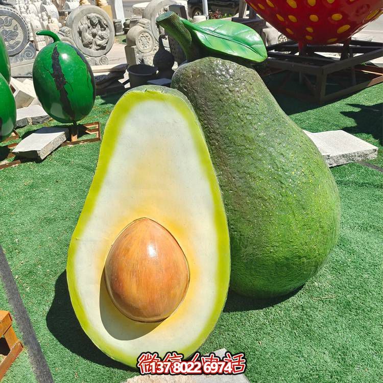 仿真水果牛油果農(nóng)場(chǎng)園林大型景觀擺件
